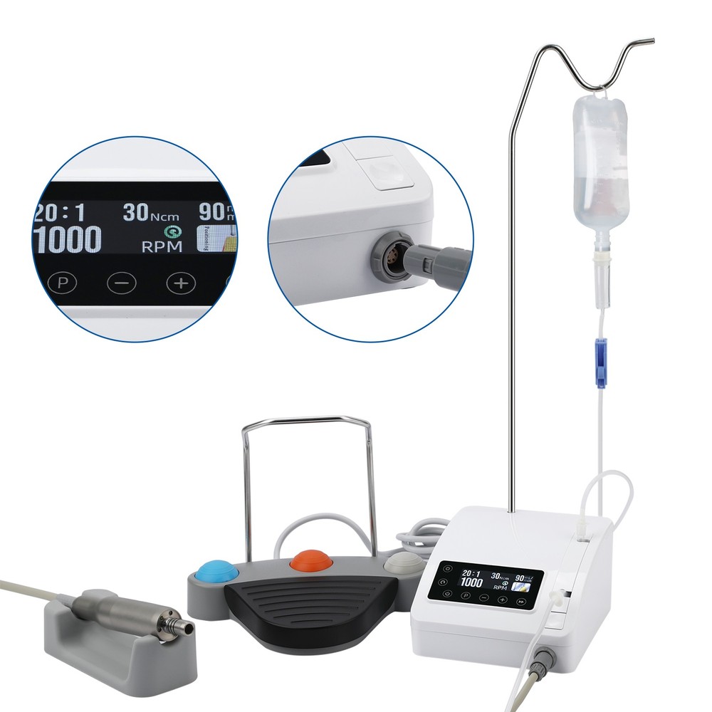 Dental Implant Brushless Surgical Motor MINI / 20:1 LED Contra Angle Handpiece