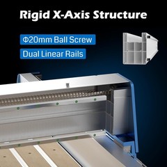 Genmitsu PROVerXL 4×4 CNC Router Machine, 4’x4′ Large CNC Kit, Support Dual Z-Ax
