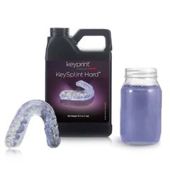 KeySplint Hard Biocompatible 3D-Printing Resin, Light Violet, Translucent 0.5kg
