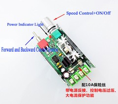 DC Motor Speed Controller Reversible PWM HHO Reversing Control Switch 12/24V 40V