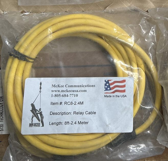 McKee HoistCom Relay Cable Male to Female Wire RC8 – 2.4M 8FT-2.4Meter