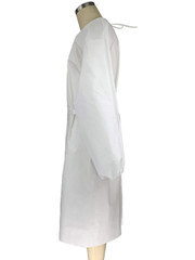Disposable Isolation Gown Knee-Length Unisex Adult Professionals Healthcare Work