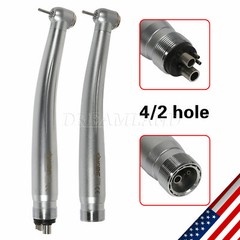 SKYSEA Dental (LED Optic E-generator) Handpiece High Speed Turbine 2/4Hole US