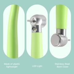 AZDENT Dental E-generator LED High Speed Handpiece Plastic 3 Water Spray 4Hole