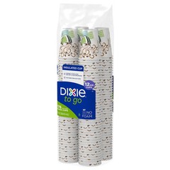 Dixie 12 oz PerfecTouch Insulated Paper Hot Cold Coffee Haze Cup 176 cups