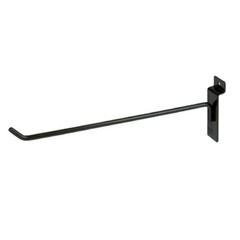 Slatwall Hooks: 1″, 2″, 4″, 6″, 8″, 10″, 12″ – Black, White, Chrome – FREE SHIP!