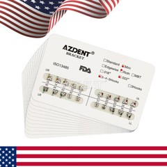 Dental Orthodontic Metal Bracket Braces Mini Standard Roth MBT 018 022 Hooks 345