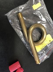 STEAM GAUGE SIPHON 27-402-01 1/4″ NPT BRASS PIGTAIL New