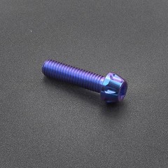 Titanium alloy screws M5/M6/M8 tapered patterned plum blossom head screws