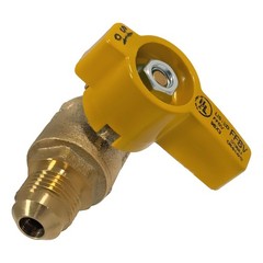 1 Piece 3/8″ Flare X 3/8″ Flare Gas Valve 1/4″ Turn Propane And Natur