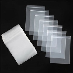 Lot of 200pcs Clear Reclosable Zip lock Plastic Bags 2-MIL Poly Zipper Baggies