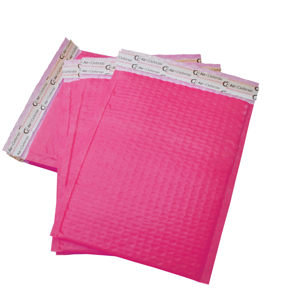 AirnDefense 400 #2 8.5X12″ Pink Shipping Padded Envelope Poly Bubble Mailers