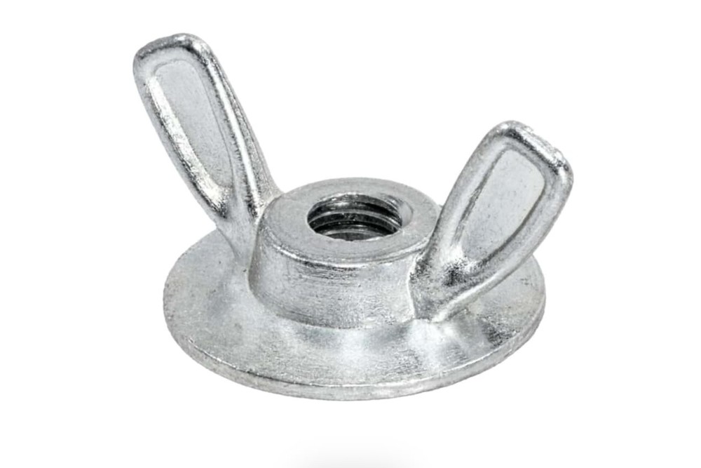 50 PCS Zinc DieCast Washered Wing Nuts 1/420 Inch Heavy Duty Hardware