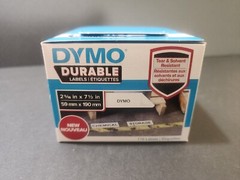 Dymo 1933087 Lw Durable 2-5/16×7-1/2in Whitelabl Poly 170 Labels