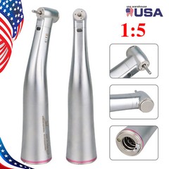1-50*Dental 1:5 Increasing Fiber Optic LED Contra Angle Handpiece Fit NSK NYD