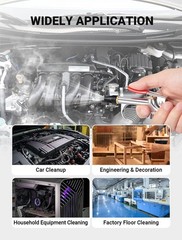 4Pcs Air Blow Gun Kit, 2-Way Connection Nozzle with 1/4 IN…