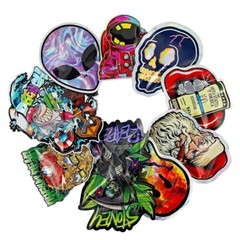 Holographic Glossy 3.5g Mylar Bags Zip Seal Bags Resealable Candy Baggies