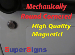 SURVEY CREW 3″x24″ Magnetic Vehicle Signs to fit Van Car Truck or SUV