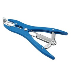 Livestock Castration Bander with 100 Pieces Castrator Rings for Lambs and