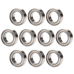 SMR106ZZ 10 Pack 6X10X3Mm Stainless Steel Ball Bearings Shielded ABEC-1 Precisio