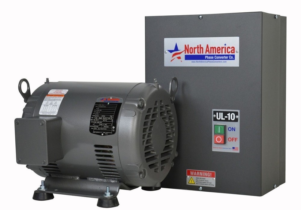 UL-10 Pro-Line 10HP UL Listed Rotary Phase Converter – NEW – Made in USA
