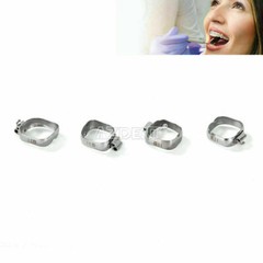 80PCS Bandas dentales ortodoncia para el primer molar con tubos bucales MBT 022
