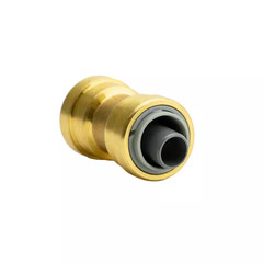 1/2 In. Push-To-Connect Brass Polybutylene Conversion Coupling Fitting