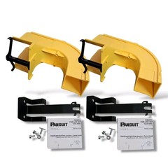 Panduit FRSPJ2X2YL Spill Over Junction Fitting with 2×2 Exit optical FiberRunner