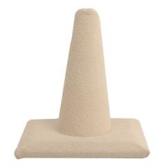Beige Jewelry Ring Display Stand Holder Organizer