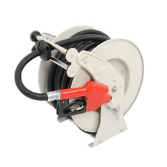 Diesel Hose Reel 3/4″ × 50′ Auto Refueling Nozzle Gun Fuel Hose Reel Retractable