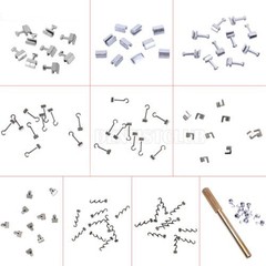 10 Model Dental Orthodontic Crimpable Hook Stops Type 10pcs/pack