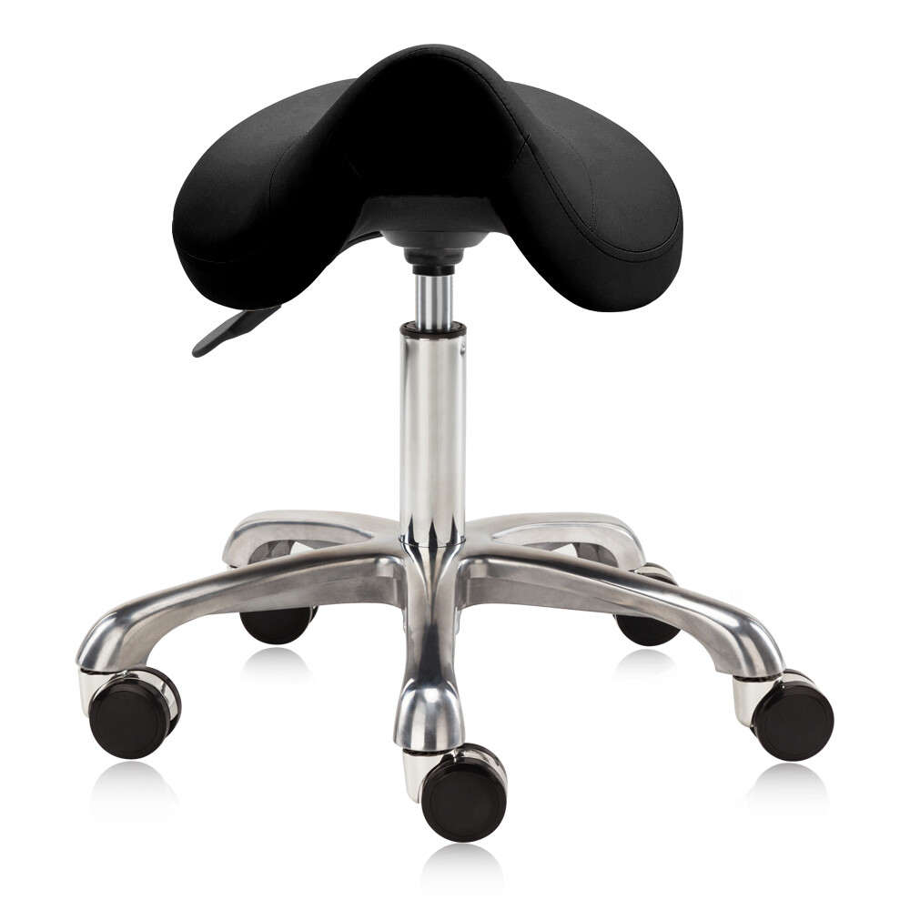 DR.LOMILOMI Hydraulic Swivel Rolling Saddle Clinic Spa Massage Stool Chair 506