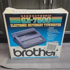 Brother GX-7500 Correctronic Electronic Typewriter Tested Working