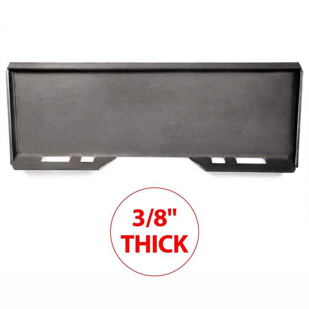 1/4″ 5/16″ 3/8″ 1/2″ Quick Tach Attachment Skid Steer Mount Plate Adapter Loader