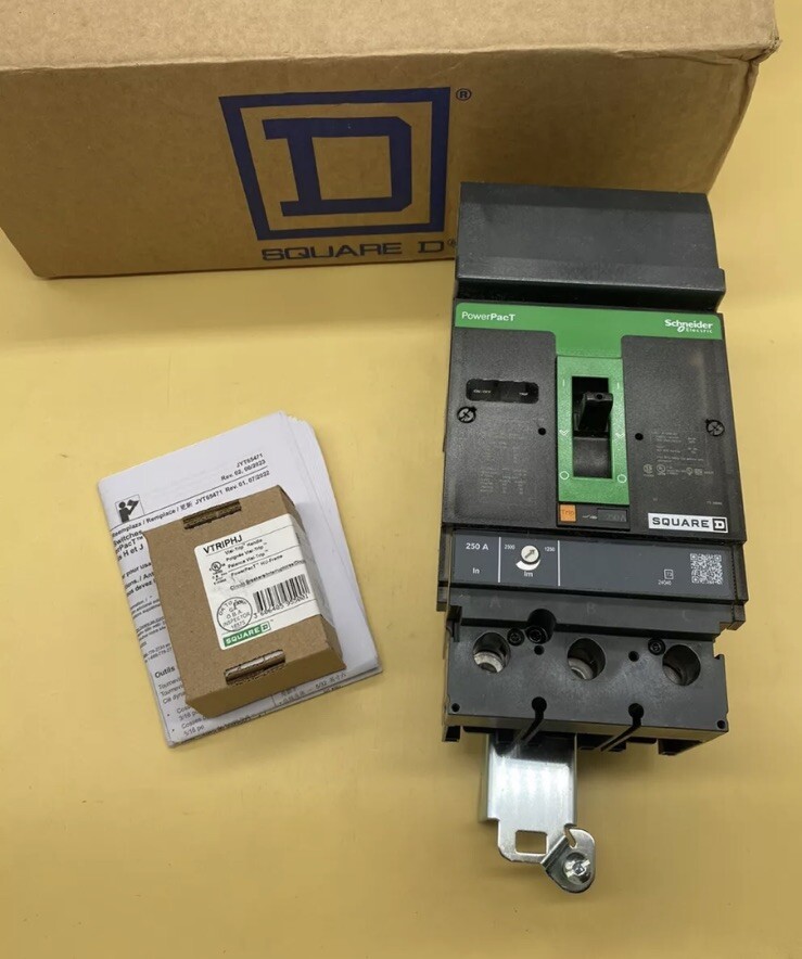 Square D JJA36200 200A 3 Pole 600V I-Line Power-Pact Circuit Breaker NEW IN BOX