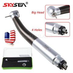 Dental Fiber Optic LED E-generator / High Speed Handpiece Turbine 2/4/6Holes USA