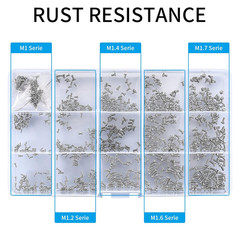 800 Pcs Tiny Screws for Electronics Micro Small Mini Phillips Pan Head Machine