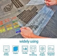 300 Ct A-SUB Waterproof Inkjet Film 8.5×11 for Screen Printing Silk Transparency