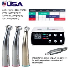 NSK Style Dental Brushless LED Micro Motor /1:5 Increasing Handpiece