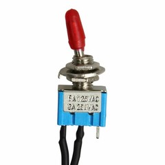 5PCS SPST Toggle Switch Pre-Wired On/Off Metal Small Automotive/Boat/Car/Truck