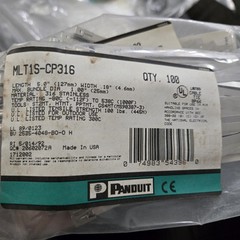 100x Panduit Cable Tie MLT1S-CP316