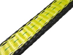 1″ x 3 ft Web Lifting Sling Tow Strap 2-ply Eye & Eye Tagged Rated (2 Pack)