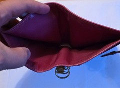 RARE Filofax Malden Pink Fuchsia Leather Pocket M6 Ring Organizer Planner Binder