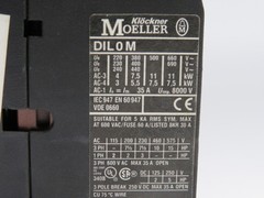 Klockner-Moeller DIL0-M-110V/50Hz-120V/60Hz Contactor 110V/50Hz 120V/60Hz USED