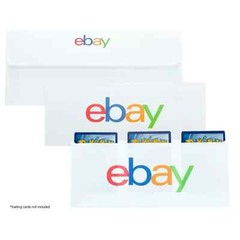 3 Pocket Ebay Logo Trading Card Envelopes 20ct