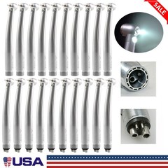 1-10*Dental High Speed Fiber E-generator LED Handpiece 2/4Hole J#B2