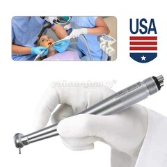 Mini Small Head Dental High Speed Handpiece LED Fiber Optic E-generator 4 Hole