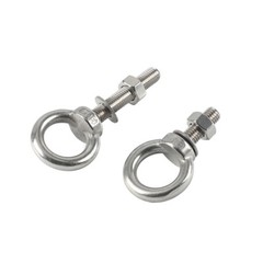 Lifting Eye Bolts Nuts & Washers Stainless Steel A2 304 Longshank Metric M3-M20