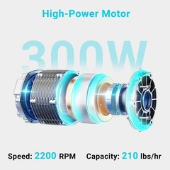 Electric Ice Shaver Machine, 4-Blade & 210 lbs/hr, 300W Ice Crusher for Home …