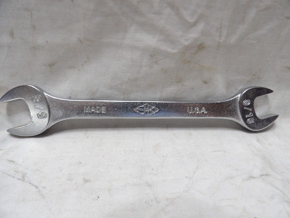 S-K 9/16″ X 5/8″ Open End Wrench – Made in the USA